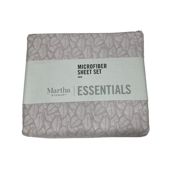 Martha Stewart Other - MARTHA STEWART Microfiber Sheet Set Essentials TWIN